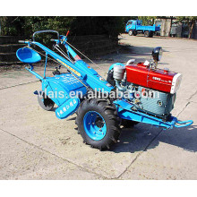 Diesel walking tractor with sit type farming tractor